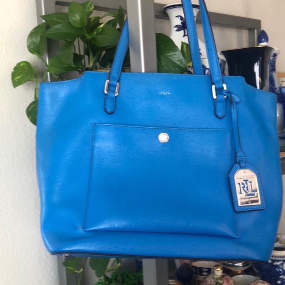 Ralph Lauren Handbags - Ralph Lauren gorgeous colbalt blue bag